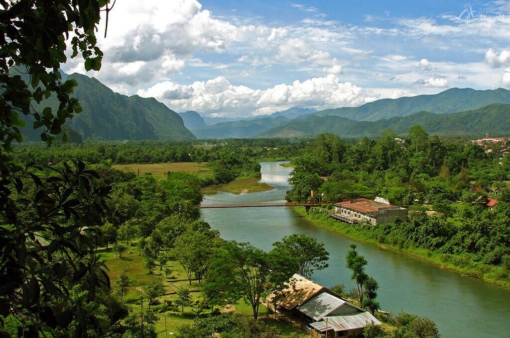 Rivière Vang Vieng Laos