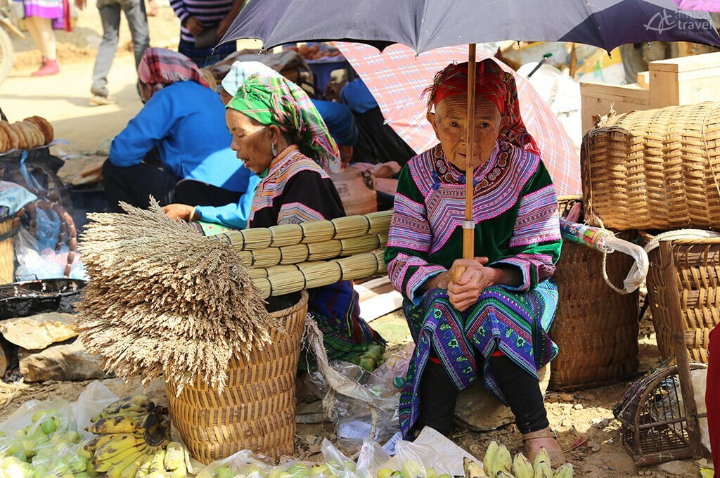 vendeuse fruits marché Bac Ha
