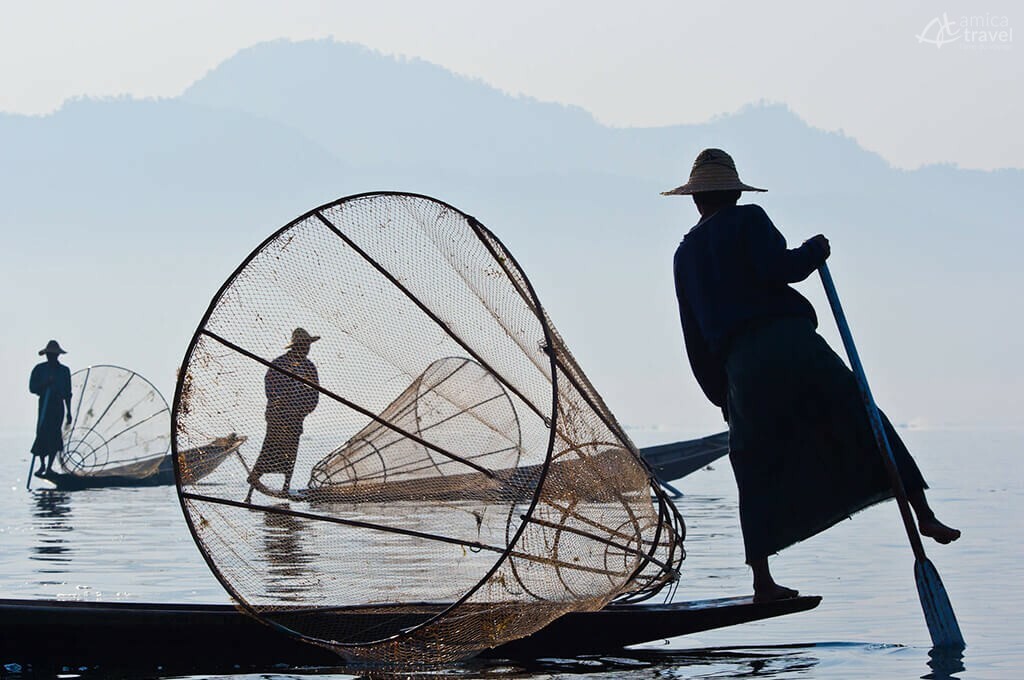 pecheur lac inle birmanie