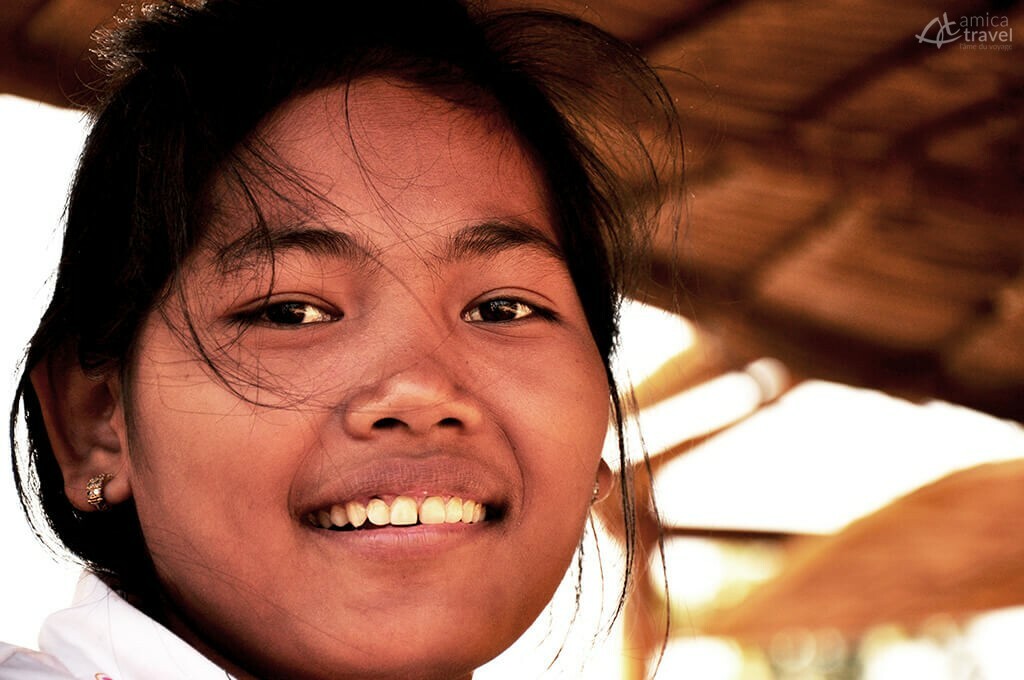 Fille khmère Kampong Thom Cambodge