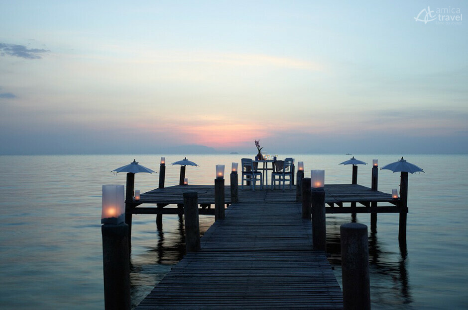 Plage privée plage privee knai bang chai Kep Cambodge