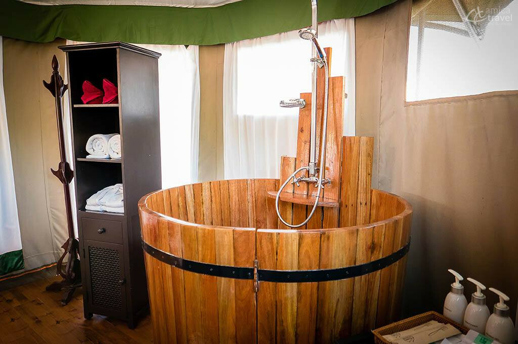 Salle de bain en bois salle de bain Canvas & Orchids Retreat