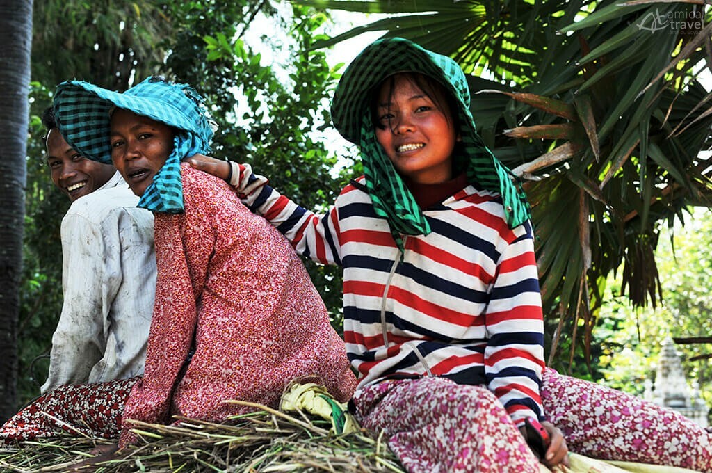 Khmers au Cambodge -