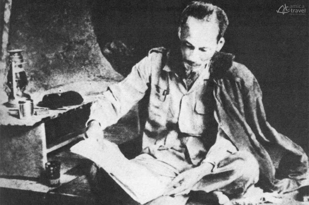 president ho chi minh au viet bac vietnam