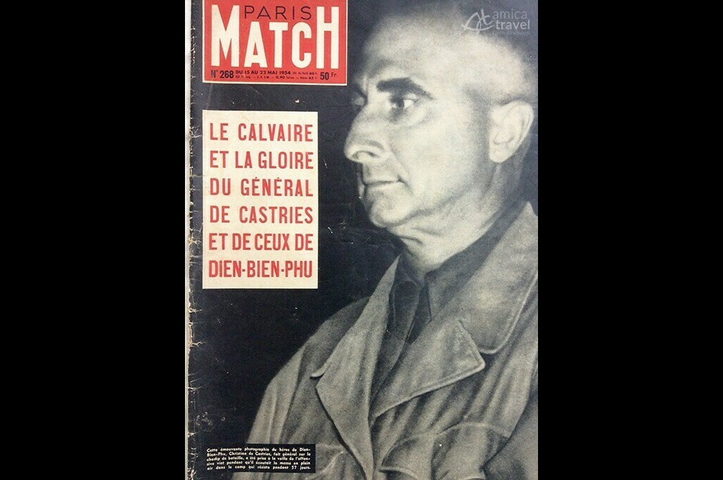 Une de Paris-Match mai 1954, ceux de Diên Biên Phu et le général de Castries Paris-Match bataille dien bien phu