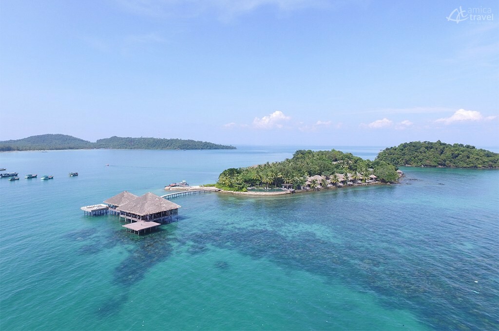 Vue d'ensemble Song Saa Private Island Koh Kong Cambodge