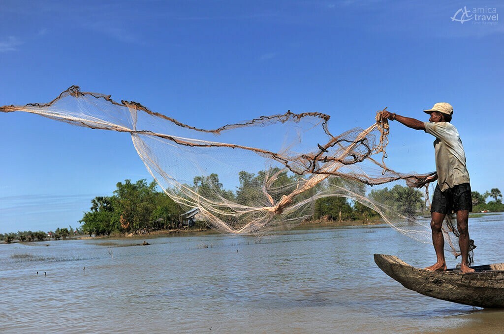 Pêcheur village Boping Cambodge