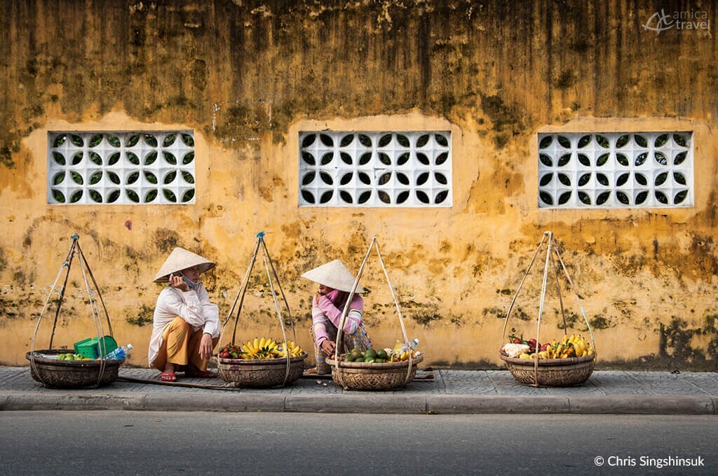 vendeuses fruits hoi an vietnam
