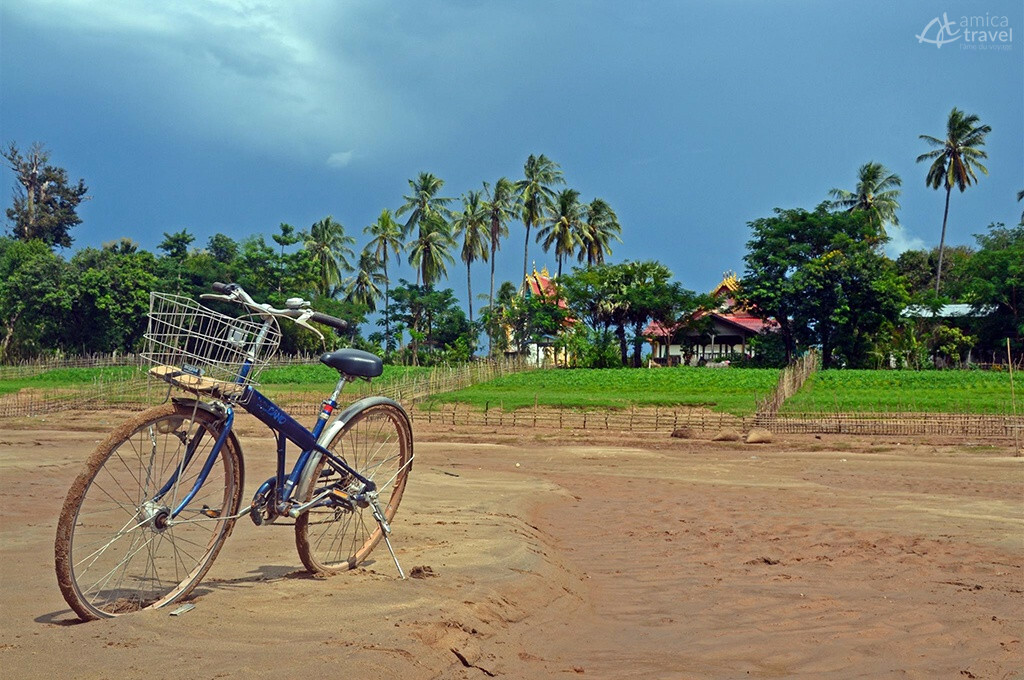 Balade à vélo vélo village sud laos
