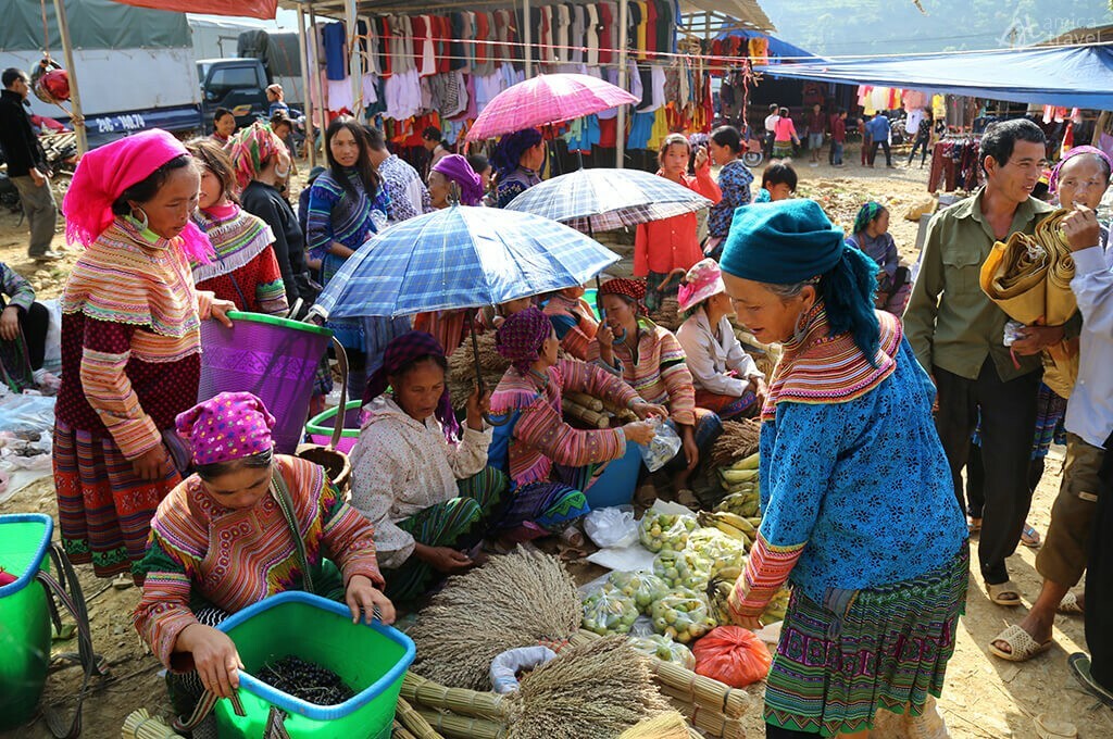 marche Bac Ha Nord Vietnam
