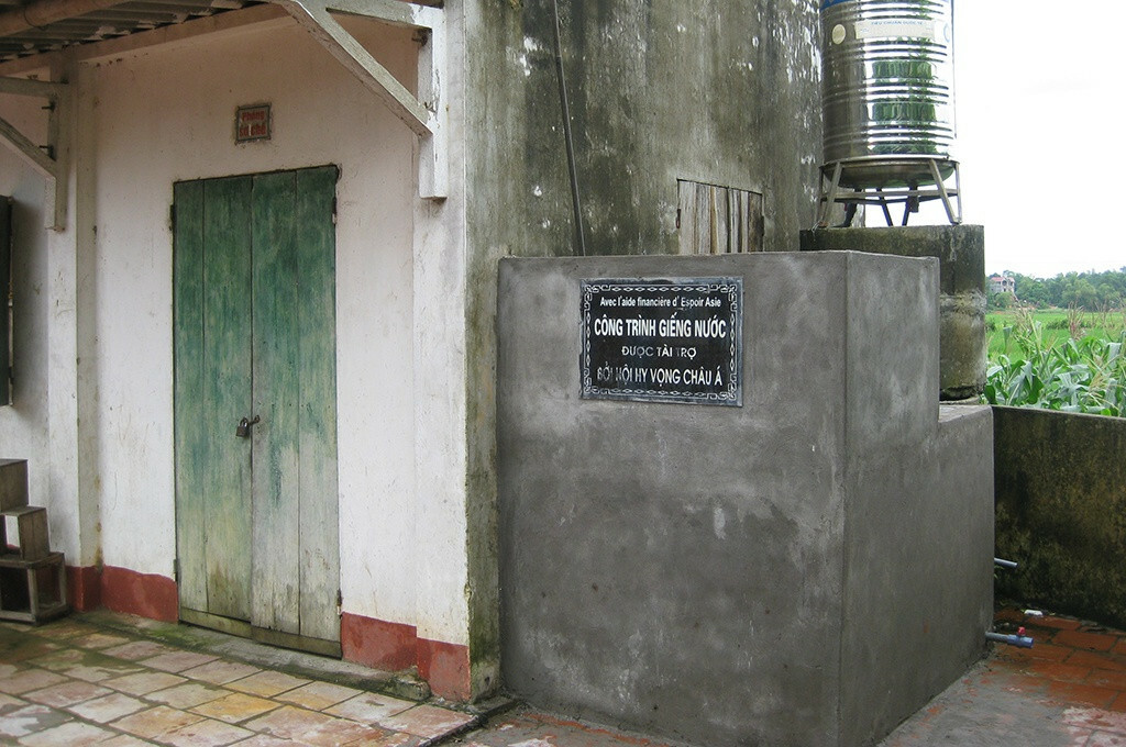 Un puits à l'école maternelle à Bac Giang puits ecole maternelle bac giang