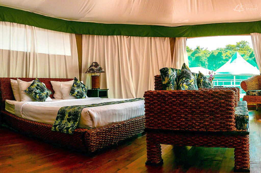 L'intérieur des chambres chambre Canvas & Orchids Retreat Cambodge