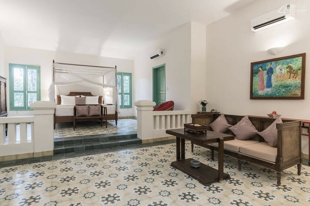 Intérieur d'une chambre de Poulo Condor Boutique Resort & Spa, Con Dao, Vietnam Intérieur d'une chambre de Poulo Condor Boutique Resort & Spa -