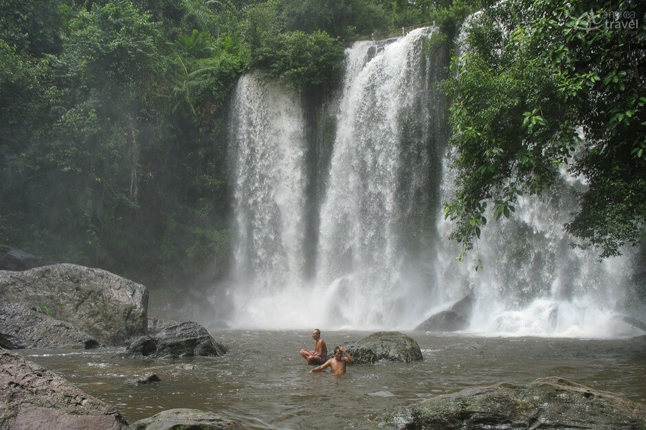 Les cascades plébiscitées par les locaux cascade phnom kulen cambodge