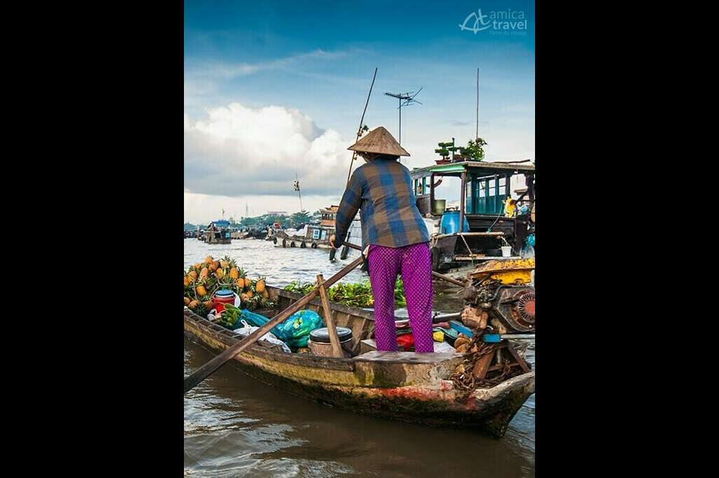 Marché flottant Cai Rang, Can Tho, Vietnam marche cai be can tho vietnam