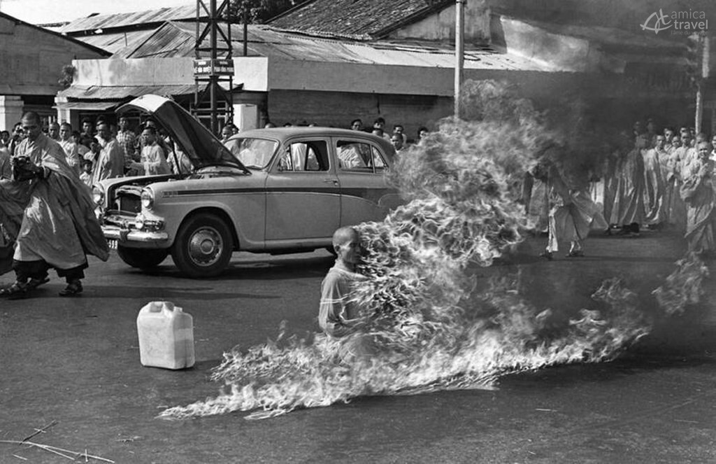 Immolation du moine bouddhiste Thích Quảng Đức le 11 juin 1963 immolation Thich Thu Duc 1963