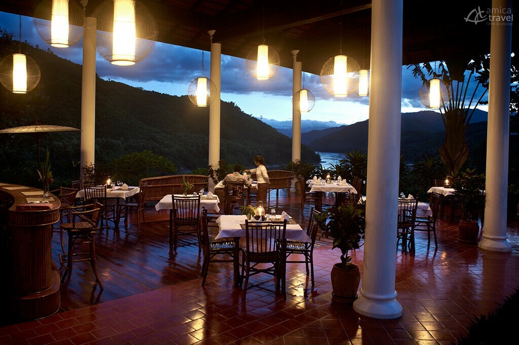 restaurant Pakbeng Lodge Laos