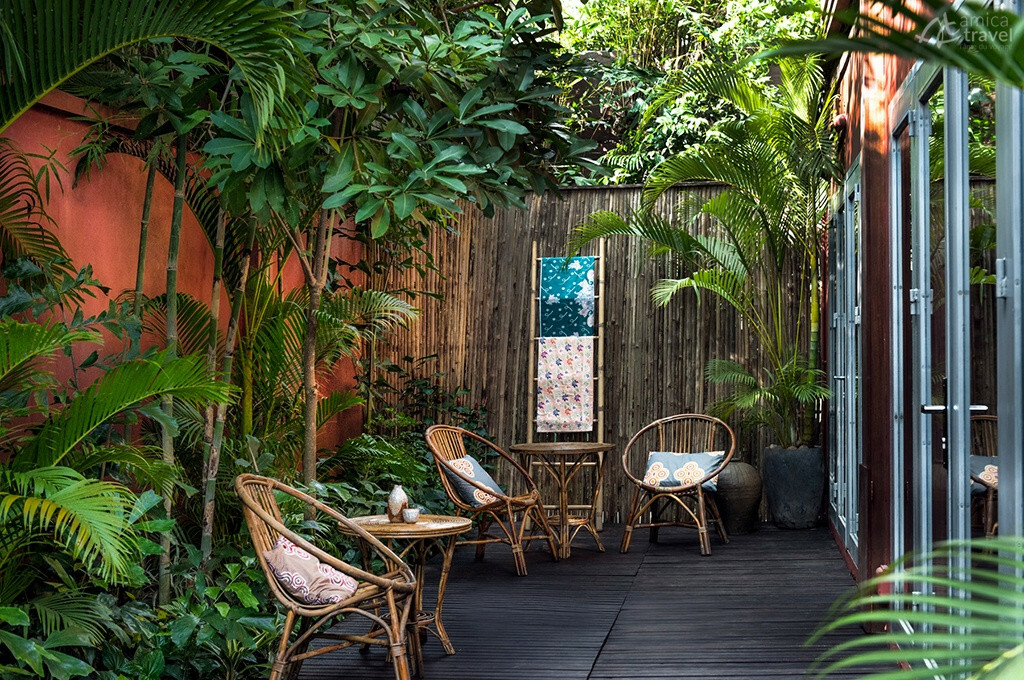 terrasse suite familiale bleue