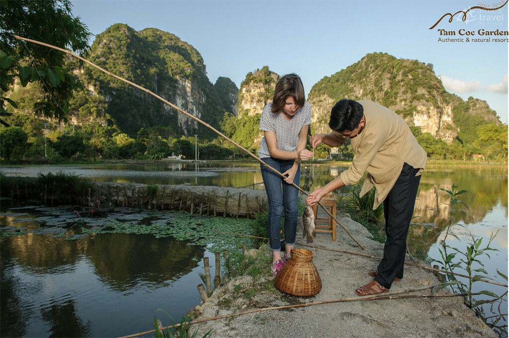 Pêcher comme un vietnamien apprendre pecher tam coc garden
