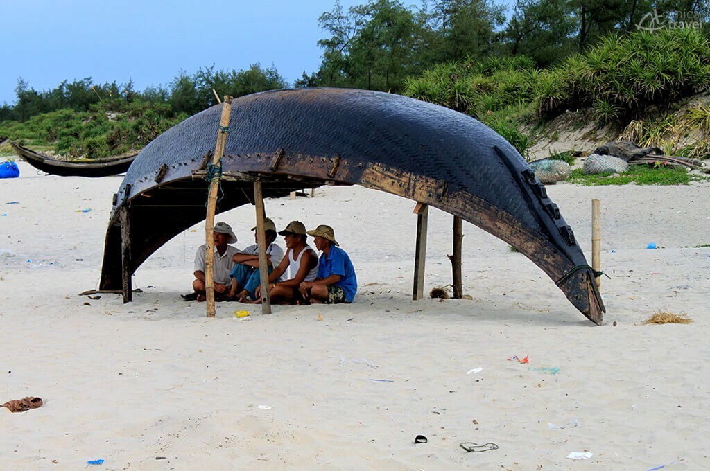 pêcheur lagune tam giang hue