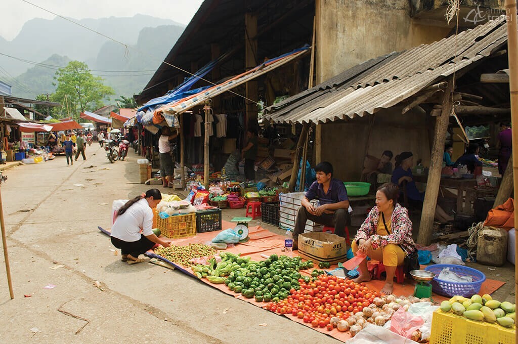 marché local Thong Nong Cao Bang Vietnam