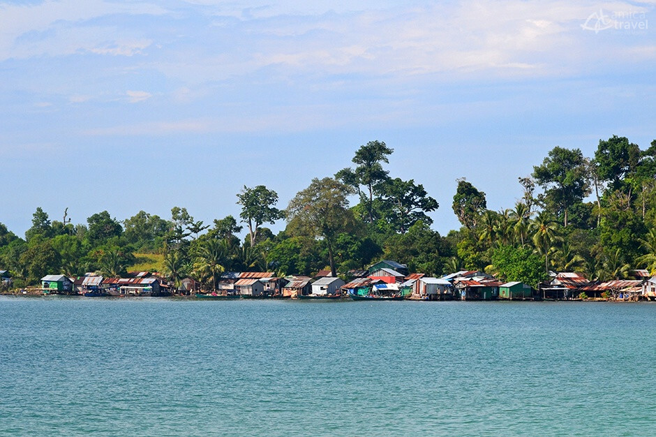 Village à côté de la plage Otres plage otres village