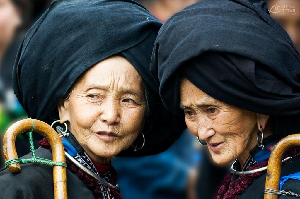 Rencontre inédite au marché ethnique nord vietnam