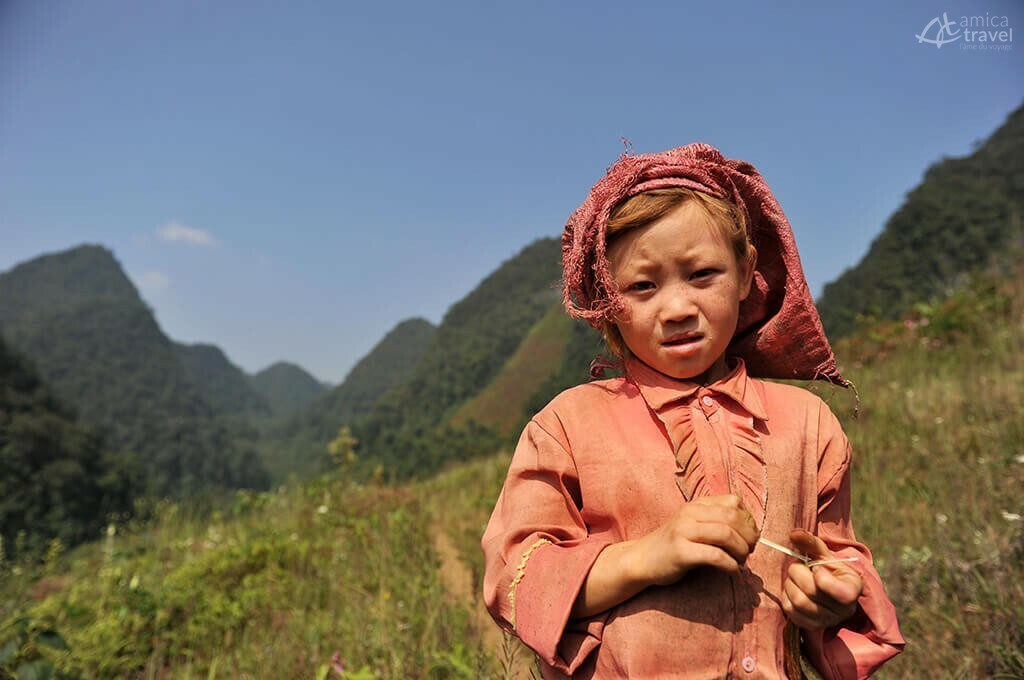 fille hmong Cao Bang Vietnam
