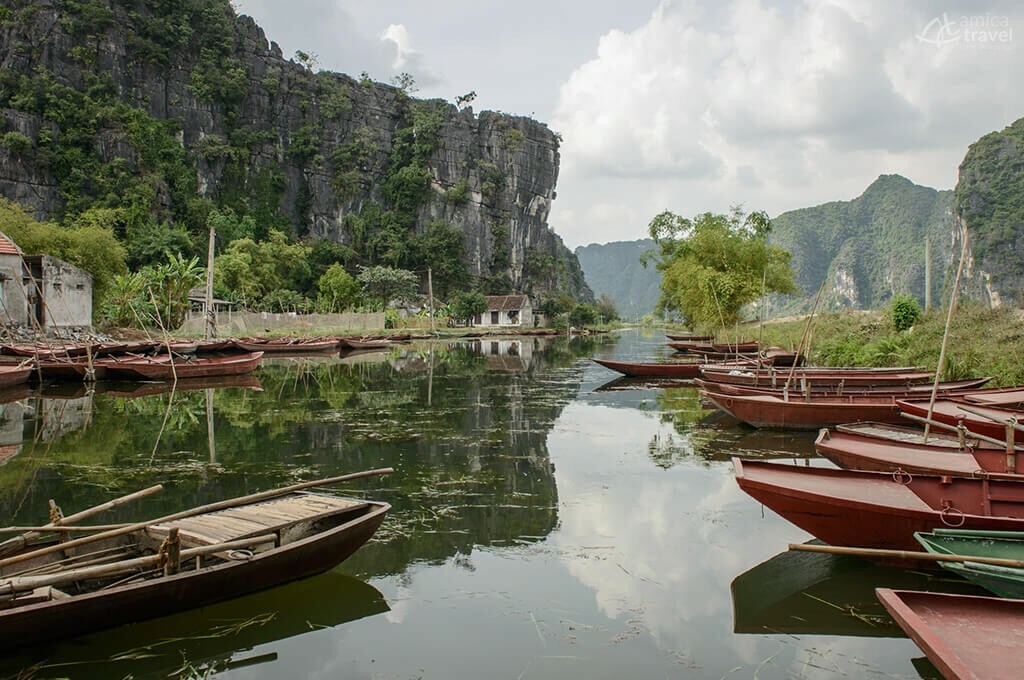 Quai d'embarquement excursion a tam coc ninh binh