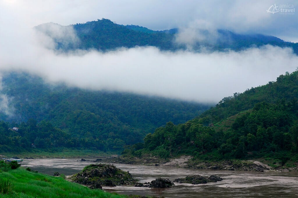 paysage riverain Laos