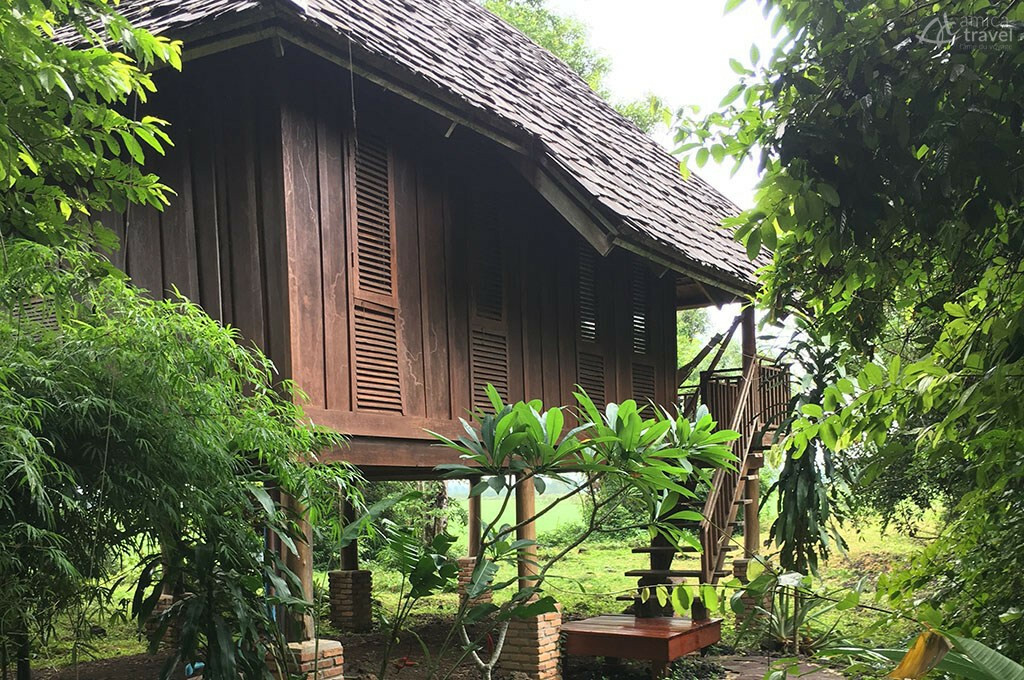 Vue agréable sur le Bungalow Bungalow agréable Kingfisher Ecolodge Laos
