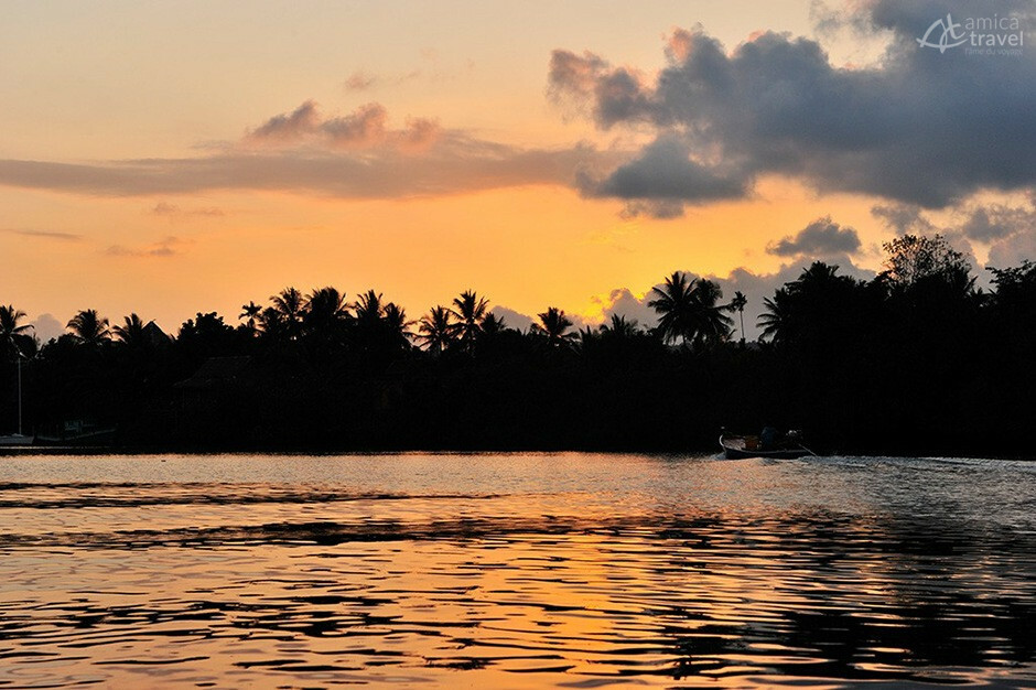 Coucher de soleil à la plage de Koh Kong coucher soleil plage koh kong