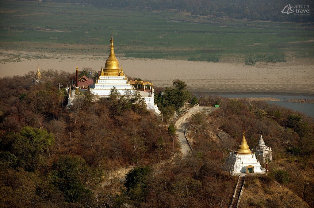 vue de haut mandalay birmanie