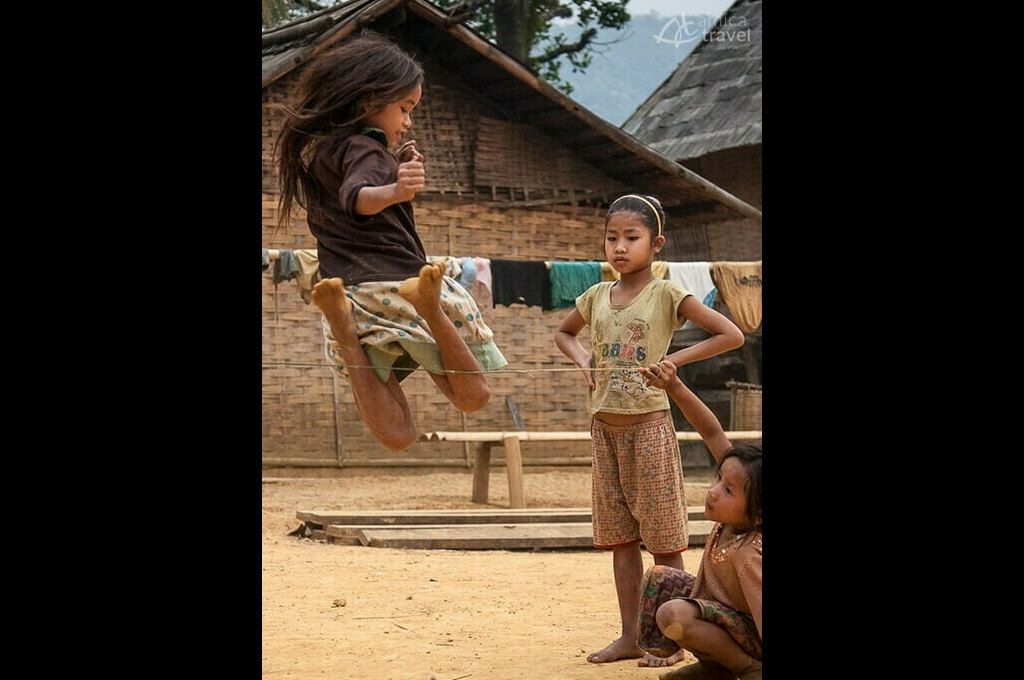 Enfants Khammouane Laos Enfants Khammouane Laos