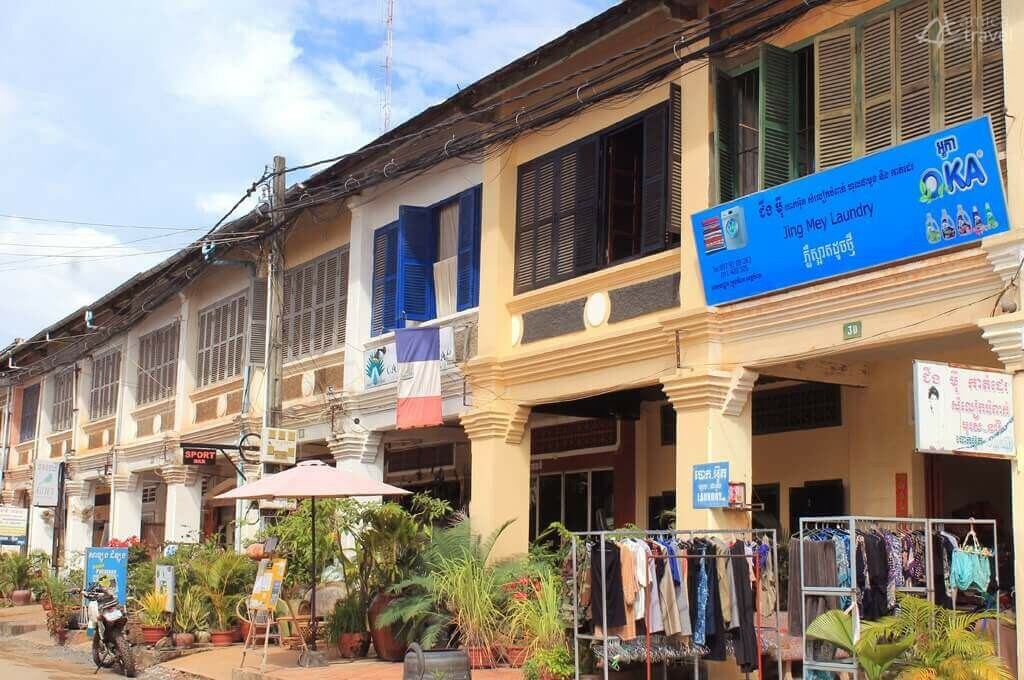 Vieilles façades de Kampot vielles façade kampot