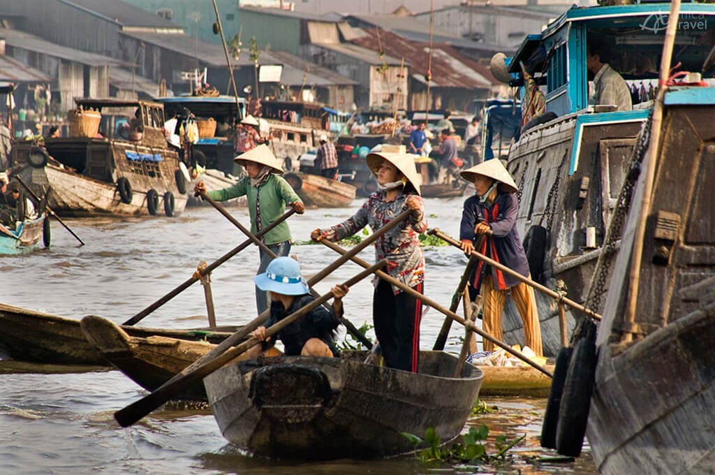 marché flottant delta mékong vietnam