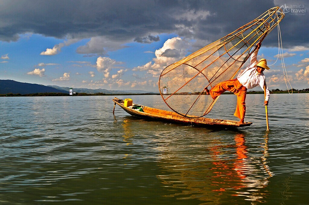 pecheur lac inle birmanie