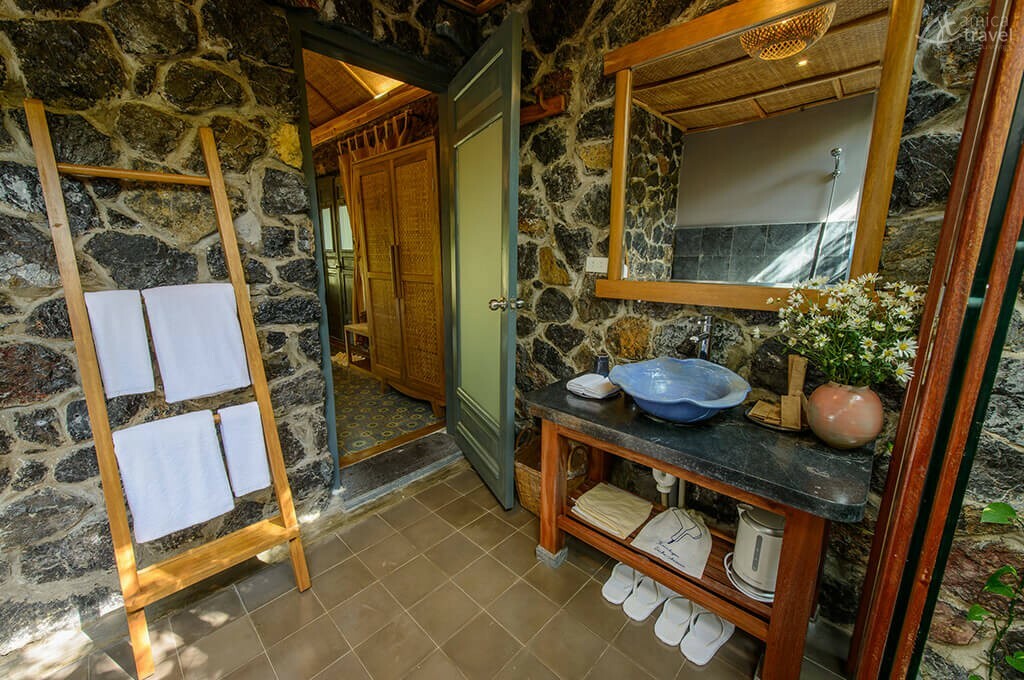 Salle de bain de Tam Coc Nord Vietnam