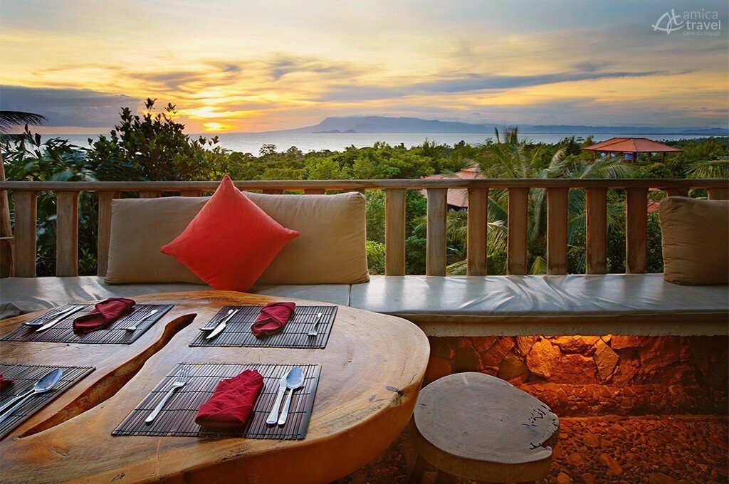Terrasse restaurant  Veranda Natural Resort Cambodge