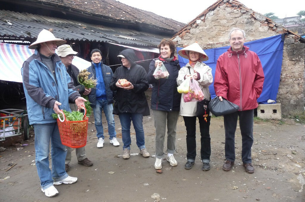 Visite du marché local visite du marché local, ninh binh