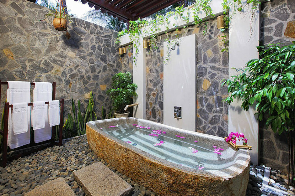 salle de bain pandanus resort