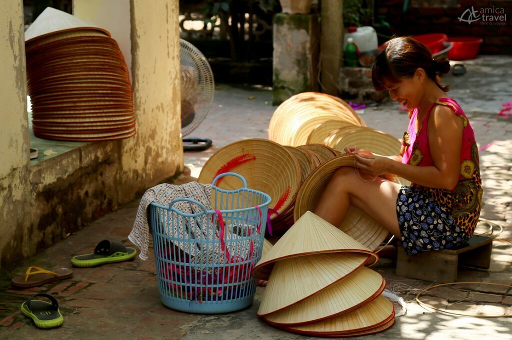 chapeau conique village chuong hanoi