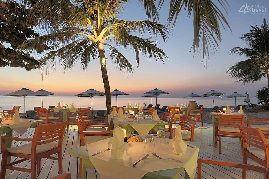 restaurant au bord de la mer la veranda phu quoc