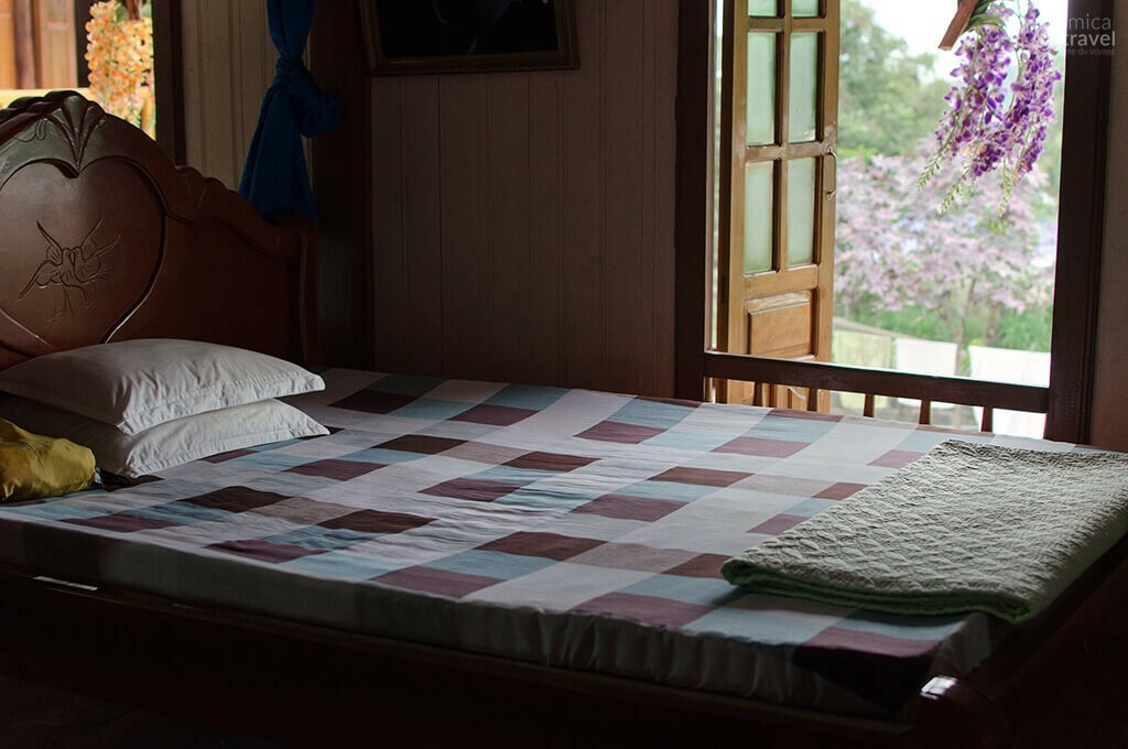 Chambre chez  Phuong Nghia Lo Nord Vietnam