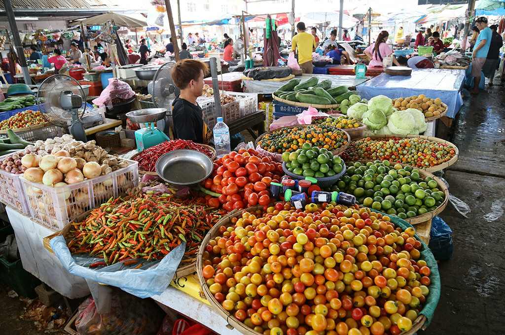 Marché de Vientiane marche vientiane