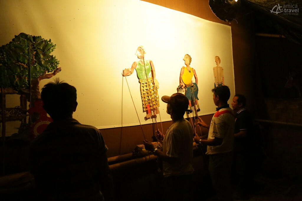 Théâtre d'ombre de Champassak theatre presente histoire culture ile don daeng