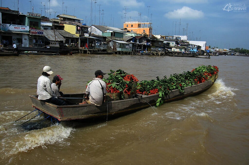 Marché flottant, Delta du Mékong, Vietnam Marché flottant Delta du Mékong Vietnam