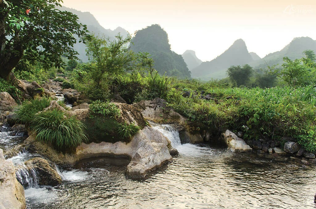 riviere village Thong Nong Cao Bang Vietnam