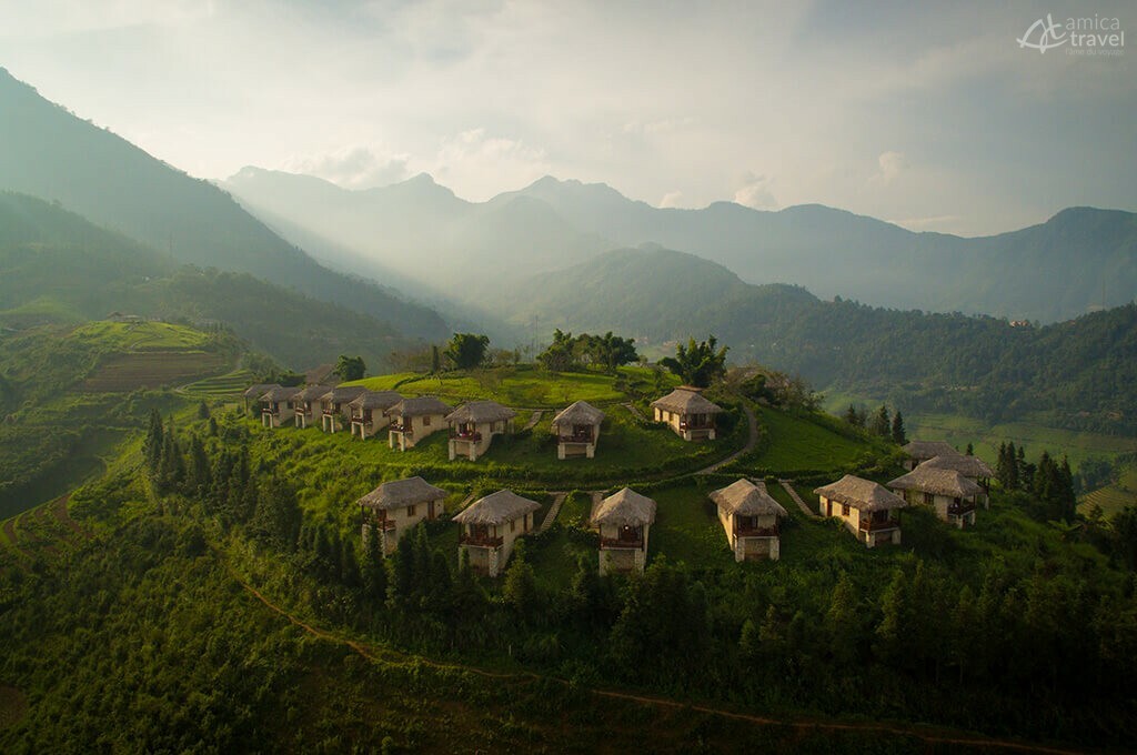 Topas Ecolodge sur la montagne Sapa Vietnam