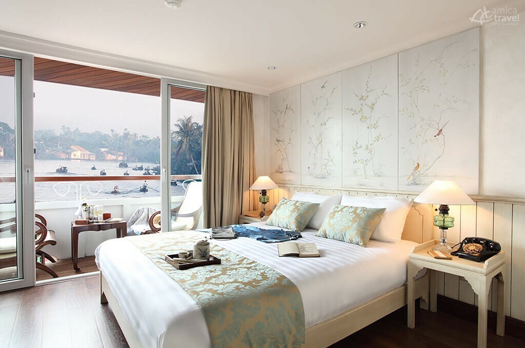 vue sur le delta du Mékong Jayavarman cruise